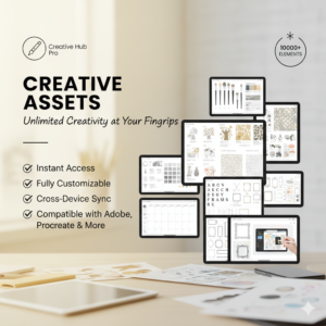 PLR Digital Stickers – Commercial Use Canva Editable Icons | That Girl Aesthetic