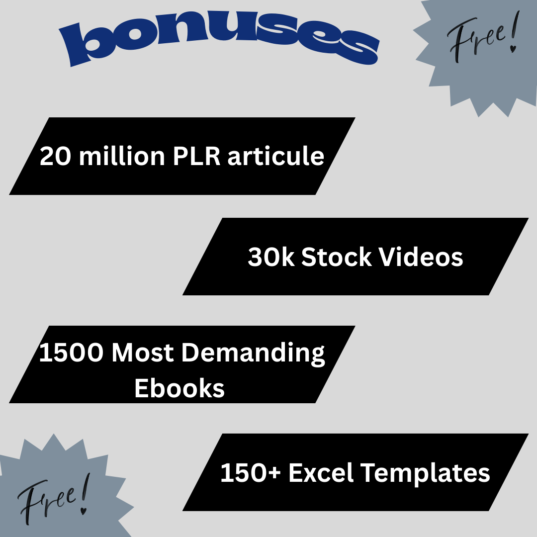 3 Million+ Ebooks + 3 Million PLR Articles Bonus with reseller rights | 3 M Ebooks bundle MRR Rights - Image 2