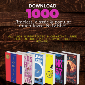 1000 Public Domain Novels Bundle | Classic Literature Digital Archive (Copyright-Free)