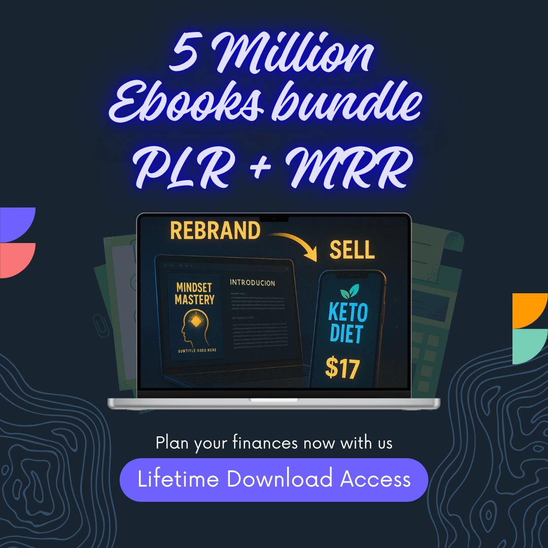 5 Million Financial, Business & Self-Help eBooks – PLR/MRR Rights Included - Image 6