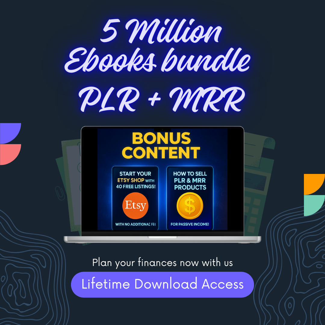 5 Million Financial, Business & Self-Help eBooks – PLR/MRR Rights Included - Image 5