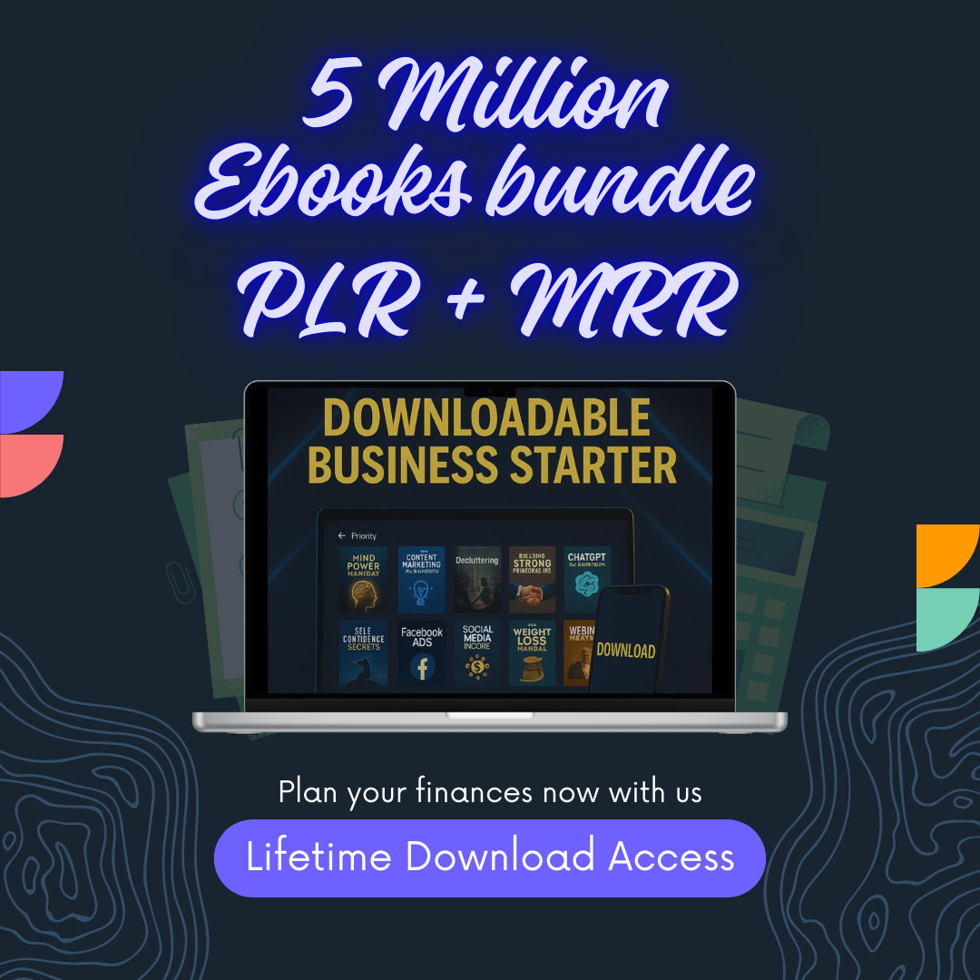 5 Million Financial, Business & Self-Help eBooks – PLR/MRR Rights Included - Image 4
