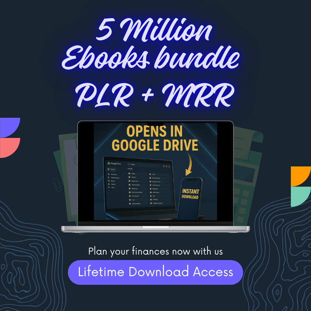 5 Million Financial, Business & Self-Help eBooks – PLR/MRR Rights Included - Image 3