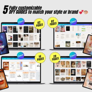 5 Done-For-You PLR Guides – MRR Glow Up Bundle | Self-Improvement & Personal Growth